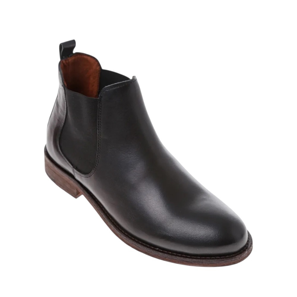 Women’s Wolverine Black Leather Pull On 1000 Miles Chelsea Boots Size 10 EU 41 - Picture 1 of 7